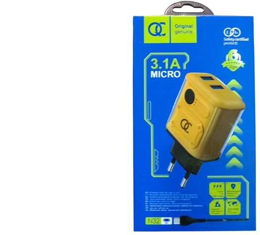 OC 3.1A Micro Charger Adapter 2 QC 3.1A Charging Adapter Micro