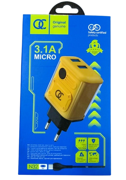 OC 3.1A Micro Charger Adapter 5 QC 3.1A Charging Adapter Micro - Image 3