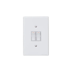 ausma 2 lever wall switch (steel cover).
