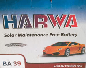 harwa solar maintenance free battery, model ba 39