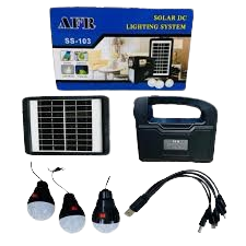 afr solar dc lighting system, model ss 103