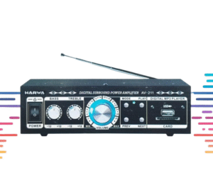 harwa av 211 digital surround power amplifier.