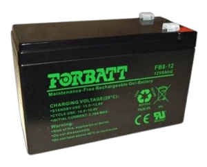 forbatt fb12 12 12v 12ah maintenance free lead acid rechargeable battery.