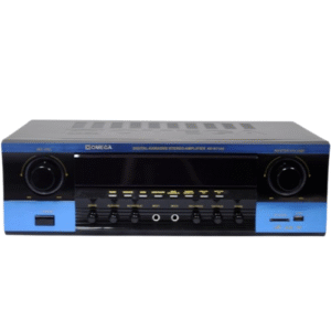 omega professional power amplifier, model av 97244,