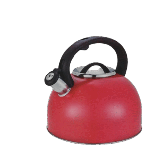 Red Whistling Stovetop Tea Kettle